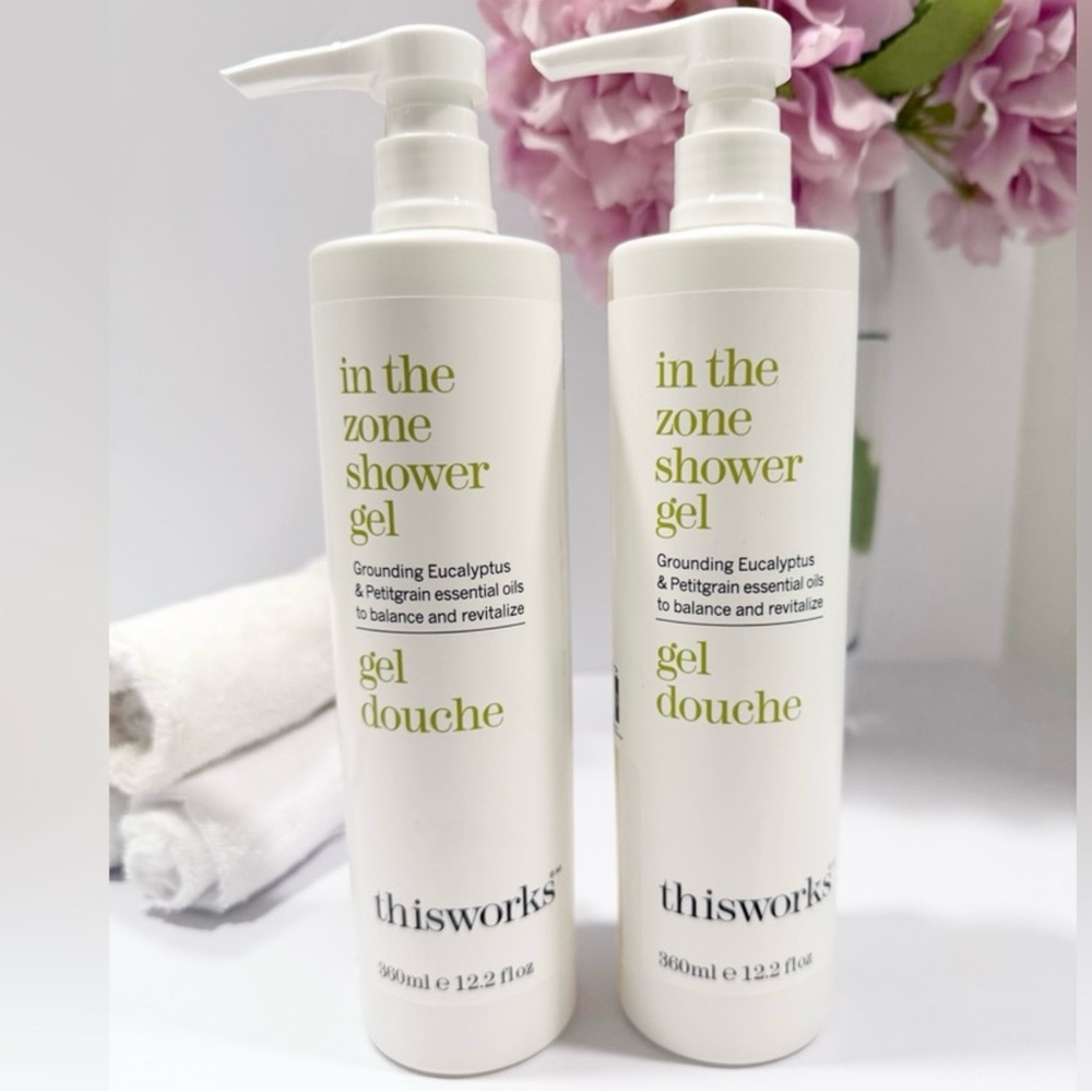 (2 PACK) THIS WORKS IN THE ZONE SHOWER GEL - 12 fl.oz